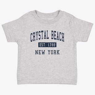 Crystal Beach New York Classic Established Toddler T-Shirt