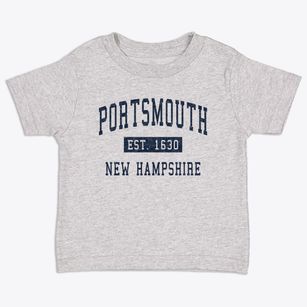Portsmouth New Hampshire Classic Established Toddler T-Shirt
