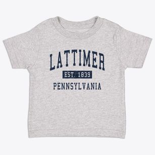 Lattimer Pennsylvania Classic Established Toddler T-Shirt