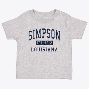 Simpson Louisiana Classic Established Toddler T-Shirt