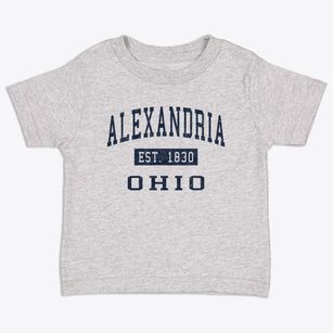 Alexandria Ohio Classic Established Toddler T-Shirt