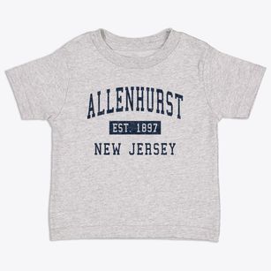 Allenhurst New Jersey Classic Established Toddler T-Shirt