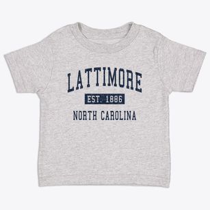Lattimore North Carolina Classic Established Toddler T-Shirt