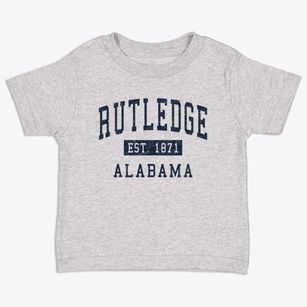 Rutledge Alabama Classic Established Toddler T-Shirt