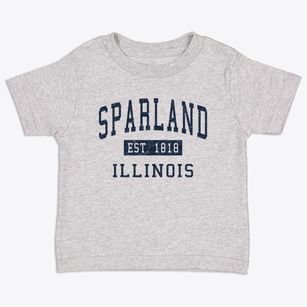 Sparland Illinois Classic Established Toddler T-Shirt