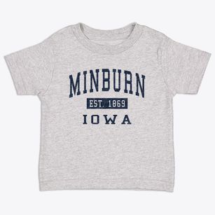 Minburn Iowa Classic Established Toddler T-Shirt
