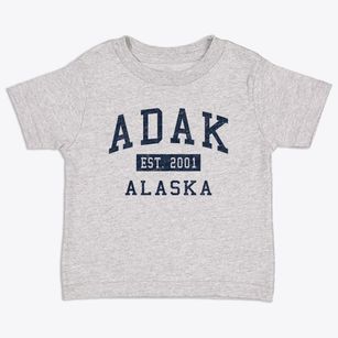 Adak Alaska Classic Established Toddler T-Shirt