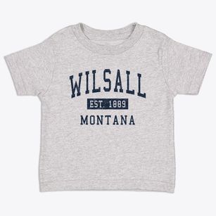 Wilsall Montana Classic Established Toddler T-Shirt