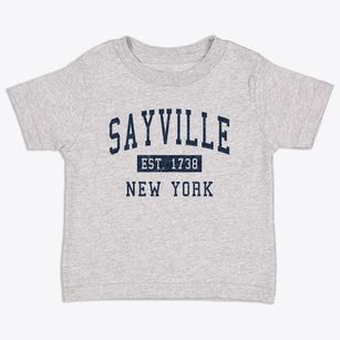Sayville New York Classic Established Toddler T-Shirt