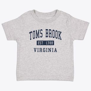 Toms Brook Virginia Classic Established Toddler T-Shirt