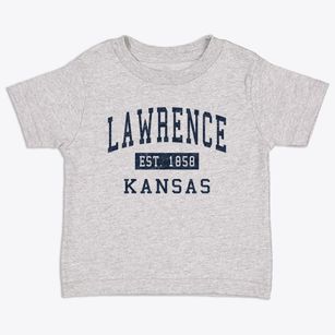 Lawrence Kansas Classic Established Toddler T-Shirt