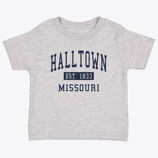 Halltown Missouri Classic Established Toddler T-Shirt