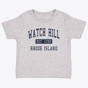 Watch Hill Rhode Island Classic Established Toddler T-Shirt