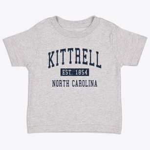 Kittrell North Carolina Classic Established Toddler T-Shirt