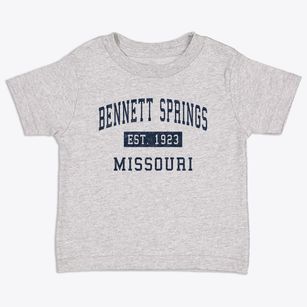 Bennett Springs Missouri Classic Established Toddler T-Shirt