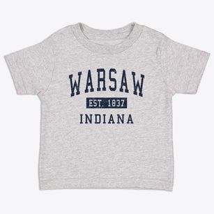 Warsaw Indiana Classic Established Toddler T-Shirt