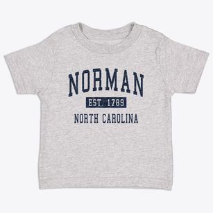 Norman North Carolina Classic Established Toddler T-Shirt