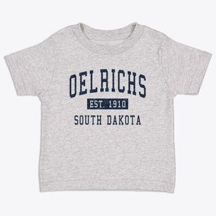 Oelrichs South Dakota Classic Established Toddler T-Shirt