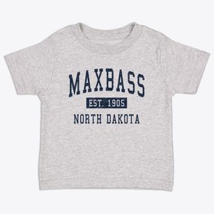 Maxbass North Dakota Classic Established Toddler T-Shirt