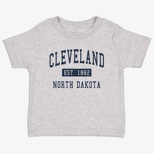 Cleveland North Dakota Classic Established Toddler T-Shirt
