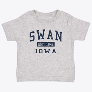 Swan Iowa Classic Established Toddler T-Shirt