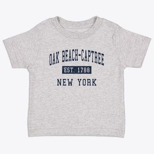 Oak Beach-captree New York Classic Established Toddler T-Shirt