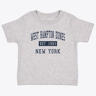 West Hampton Dunes New York Classic Established Toddler T-Shirt