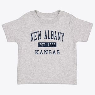 New Albany Kansas Classic Established Toddler T-Shirt