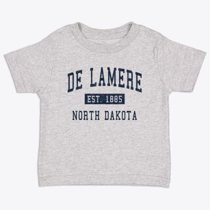 De Lamere North Dakota Classic Established Toddler T-Shirt