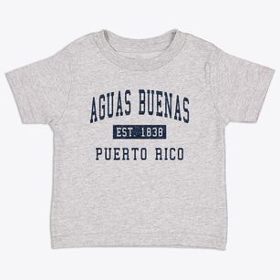 Aguas Buenas Puerto Rico Classic Established Toddler T-Shirt