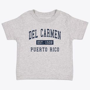Del Carmen Puerto Rico Classic Established Toddler T-Shirt