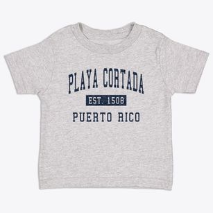 Playa Cortada Puerto Rico Classic Established Toddler T-Shirt