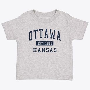 Ottawa Kansas Classic Established Toddler T-Shirt