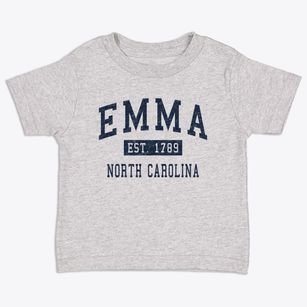 Emma North Carolina Classic Established Toddler T-Shirt