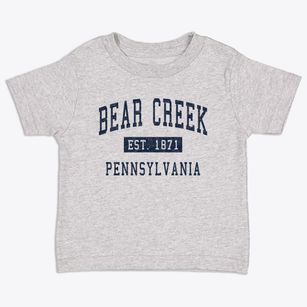 Bear Creek Pennsylvania Classic Established Toddler T-Shirt
