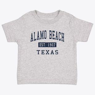 Alamo Beach Texas Classic Established Toddler T-Shirt
