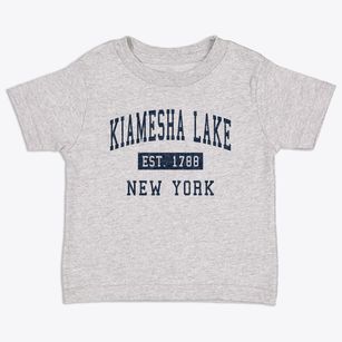 Kiamesha Lake New York Classic Established Toddler T-Shirt