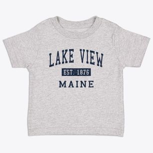 Lake View Maine Classic Established Toddler T-Shirt