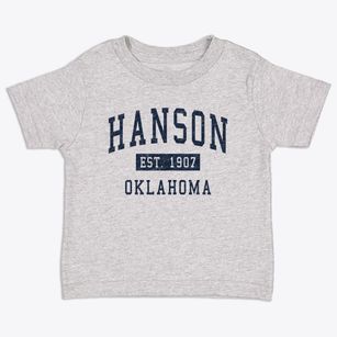 Hanson Oklahoma Classic Established Toddler T-Shirt