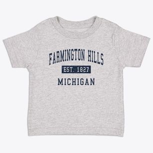 Farmington Hills Michigan Classic Established Toddler T-Shirt