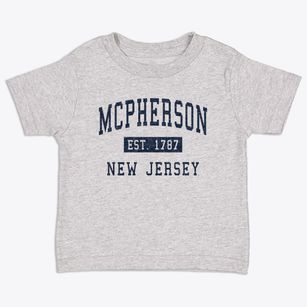 Mcpherson New Jersey Classic Established Toddler T-Shirt