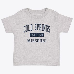 Cold Springs Missouri Classic Established Toddler T-Shirt