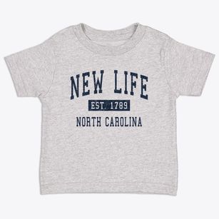 New Life North Carolina Classic Established Toddler T-Shirt