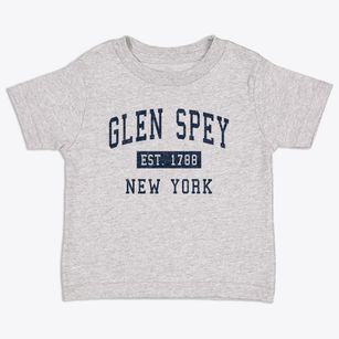 Glen Spey New York Classic Established Toddler T-Shirt