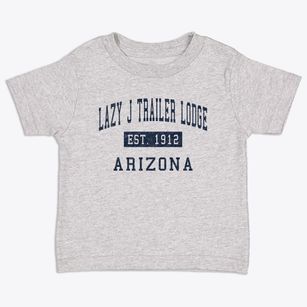 Lazy J Trailer Lodge Arizona Classic Established Toddler T-Shirt
