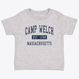 Camp Welch Massachusetts Classic Established Toddler T-Shirt