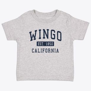 Wingo California Classic Established Toddler T-Shirt