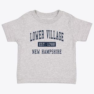 Lower Village New Hampshire Classic Established Toddler T-Shirt