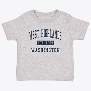 West Highlands Washington Classic Established Toddler T-Shirt