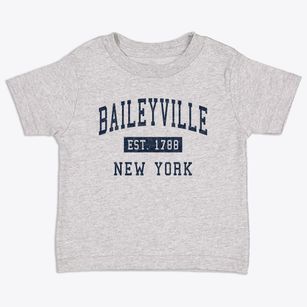 Baileyville New York Classic Established Toddler T-Shirt